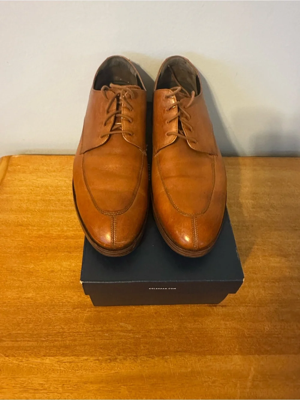 Cole Haan Black Shoe Box with White Label